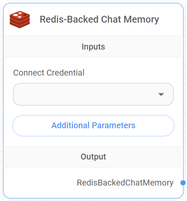 <p>Redis-Backed Chat Memory Node</p>